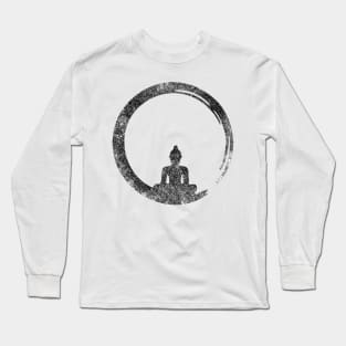 Buddha Lotus Pose Meditation Yoga Shirt Long Sleeve T-Shirt